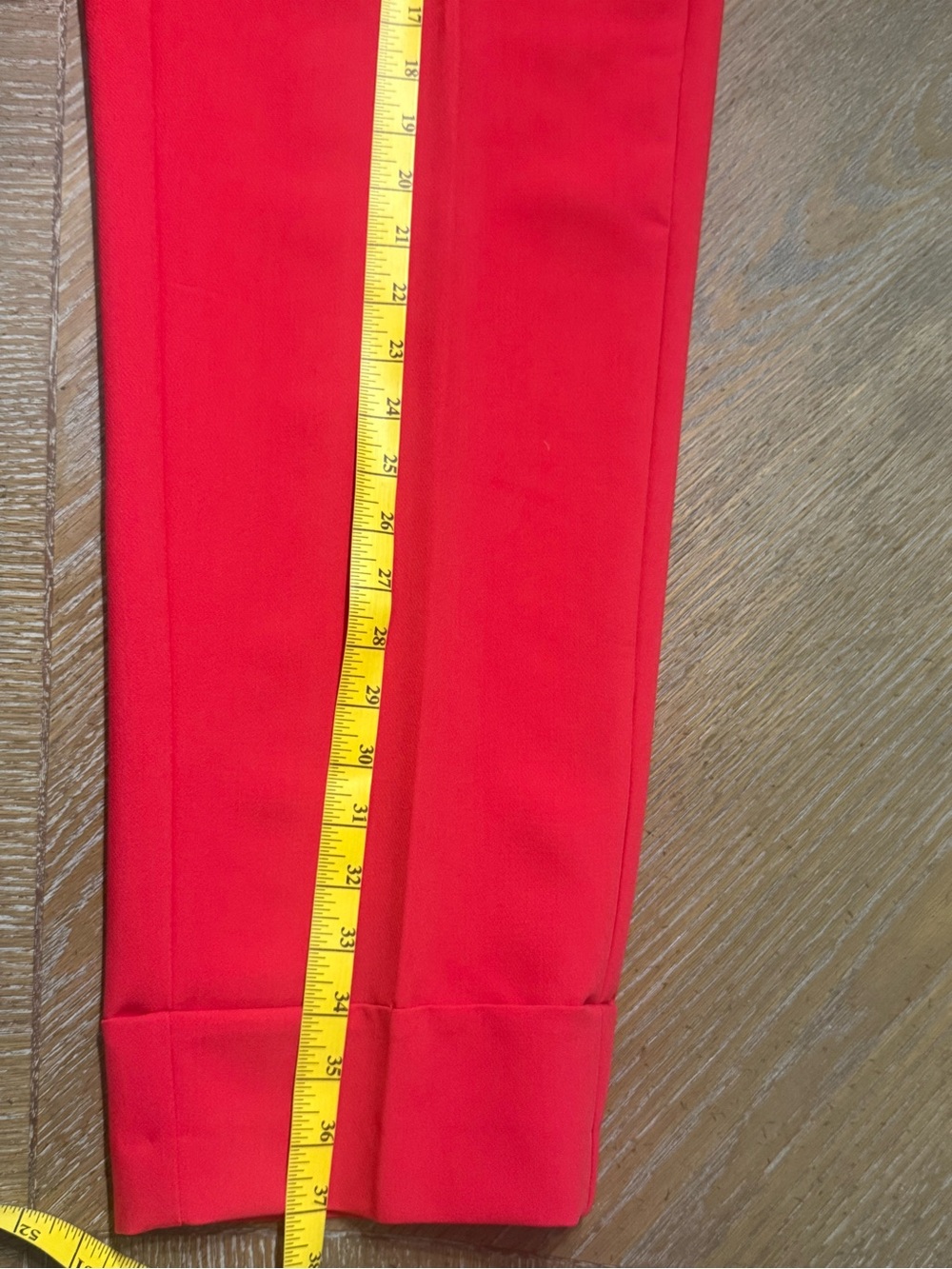Zara Vibrant Red Tailored Pants - Picture 8 of 8